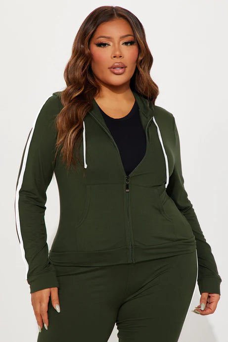 Tennis Courts III Zip Set - Olive