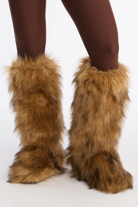 Bottes en fausse fourrure Fireside - Marron/combo