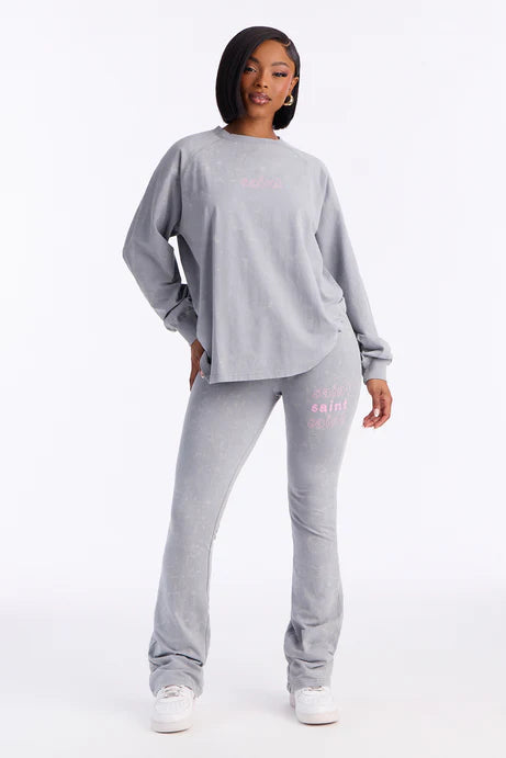 Ensemble de pantalon Forever A Saint Flare Leg - Gris