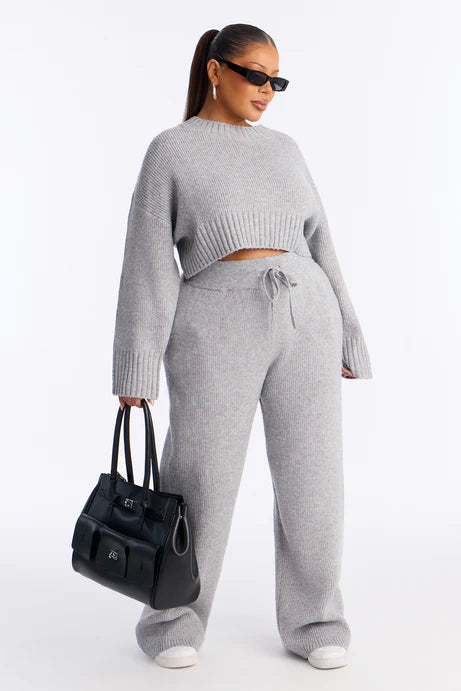 Ensemble de pantalon pull Mila - Charbon de bois