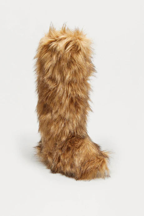 Bottes en fausse fourrure Fireside - Marron/combo