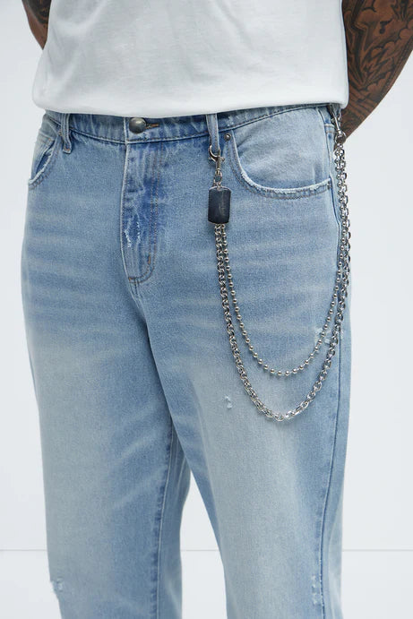 Chaîne de chien empilée Lullaby - Argent