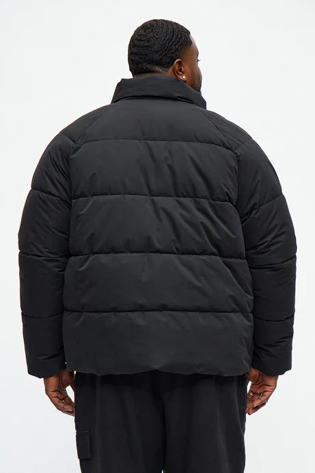 Doudoune matelassée décontractée sur piste - Noir