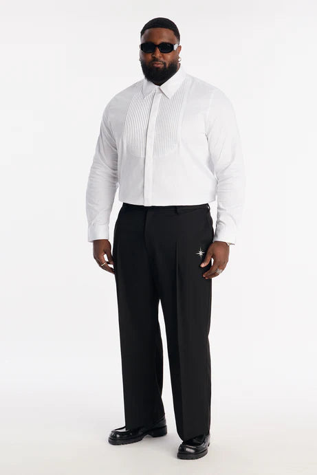 Chemise de smoking Slim Lumina Freedom - Blanc