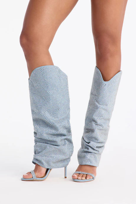 Bottes en jean Steve Madden Ravine - Denim