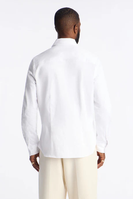 Chemise de smoking Slim Lumina Freedom - Blanc