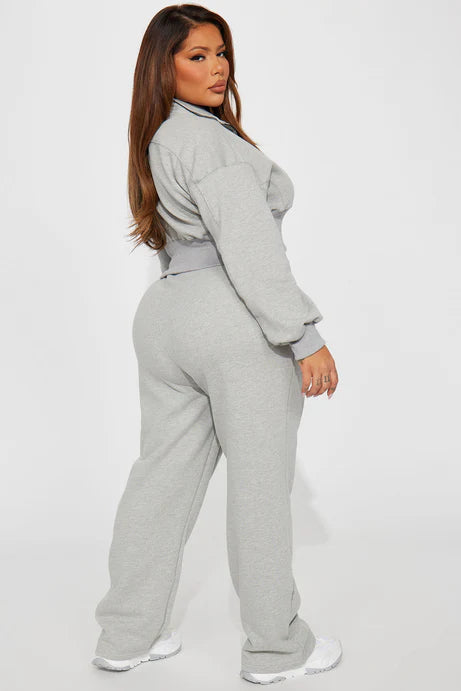 Ensemble de pantalons toujours décontracté - Gris