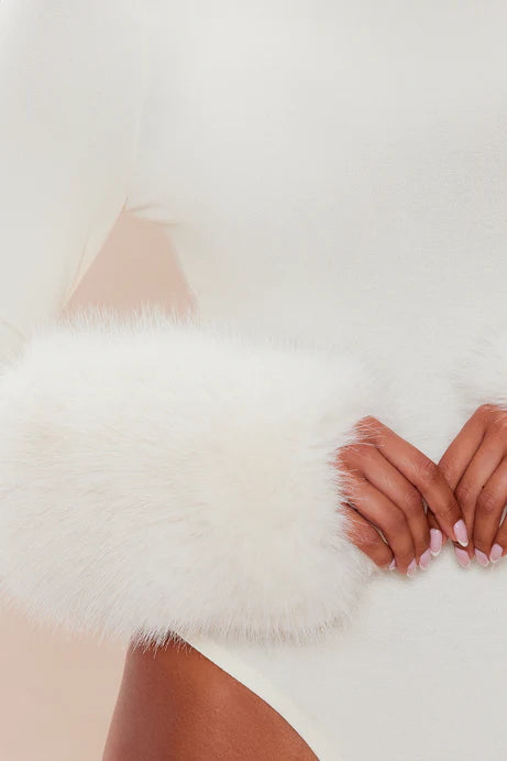 Body en fourrure de Moscou - Crème