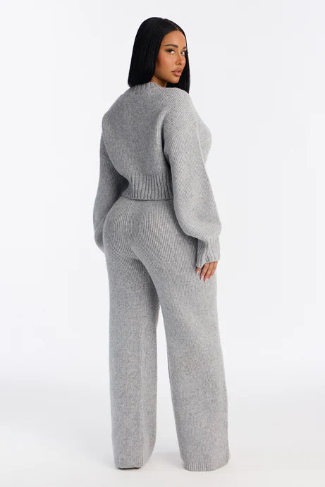 Ensemble de pantalon pull Mila - Charbon de bois