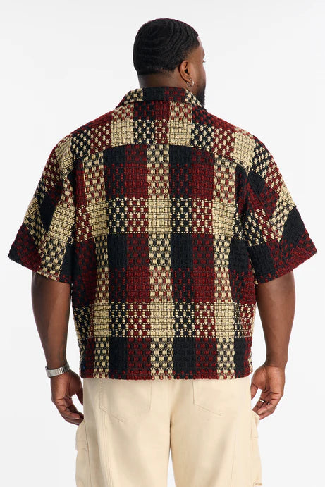 Chemise zippée Beverly Tweed - Marron