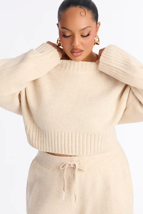 Ensemble de pantalon pull Mila - Flocons d'avoine