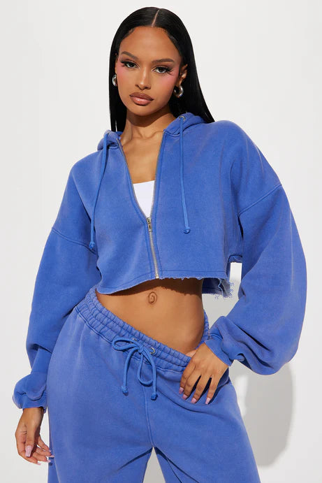 Ensemble de pantalon polaire On The Go - Bleu