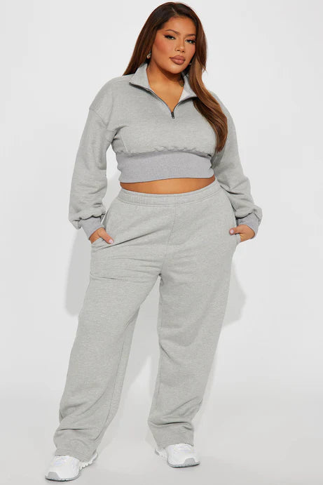 Ensemble de pantalons toujours décontracté - Gris