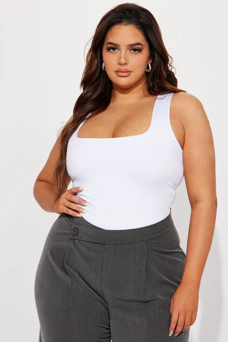 Body Adriana Smooth Fit - Blanc