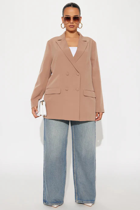 Blazer à lacets Khloe - Moka