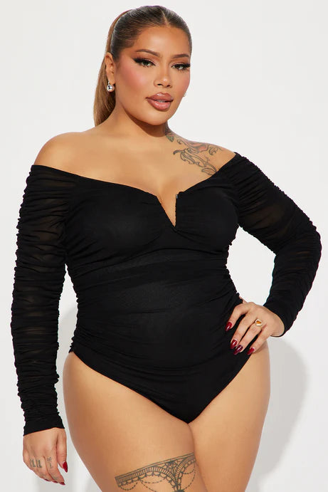 Body en maille The Finer Things - Noir