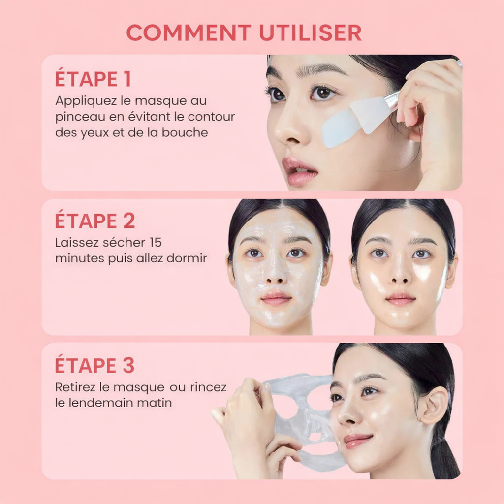 Maison-Veluxe™ Masque de Nuit au Collagène